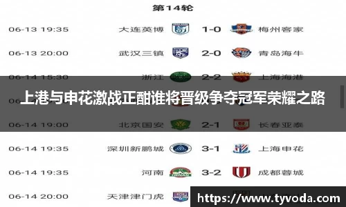 上港与申花激战正酣谁将晋级争夺冠军荣耀之路